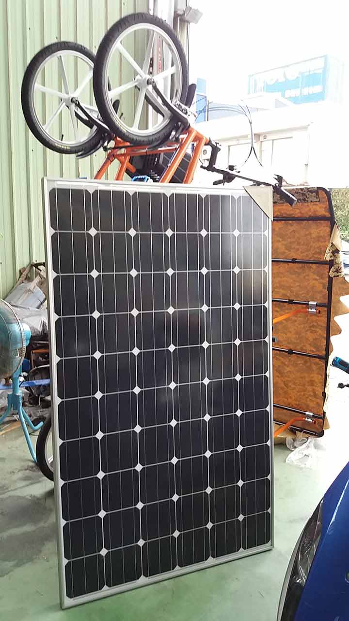Surrey bike with Solar Panel