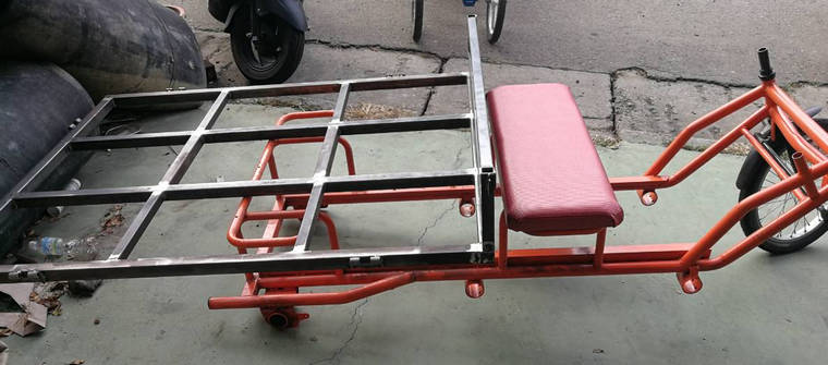 電動迷你貨車-載貨車斗搭配車架 電動迷你貨車-載貨車斗搭配車架