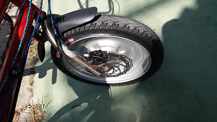 電動迷你貨車-前輪碟煞 電動迷你貨車-前輪碟煞