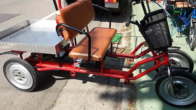 電動迷你貨車-前輪、後輪安裝實心胎 電動迷你貨車-前輪、後輪安裝實心胎